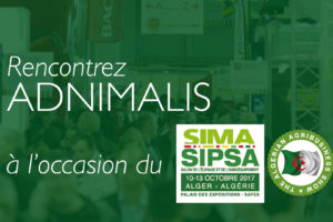 ADNIMALIS sera présent au SIPSA-SIMA